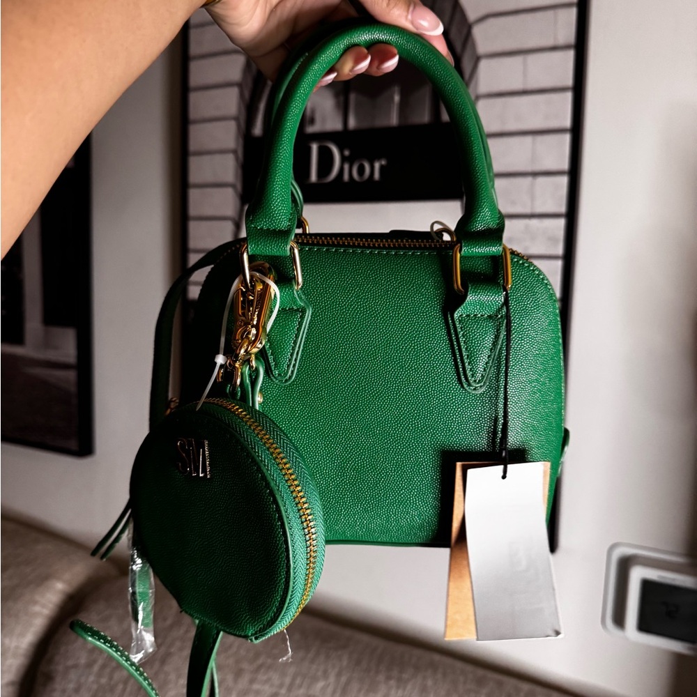 Steve Madden Green Mini Bag with Coin Pouch
